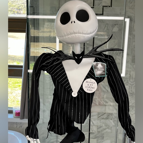 Party Supplies 6ft Posable Hanging Nightmare Before Christmas Jack